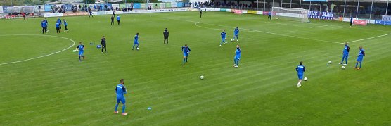 Vorbereitung auf das Spiel (Foto: nnz)