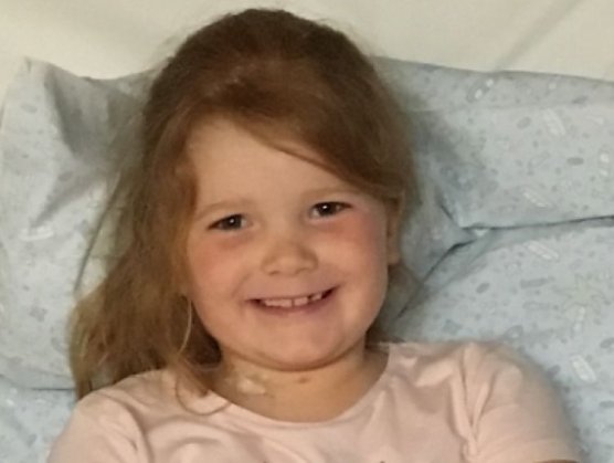 Auch Lara sagt danke (Foto: privat)