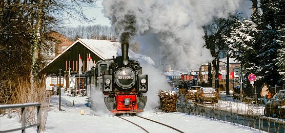 Der Winter kommt bestimmt - bei der HSB ab dem 28. Oktober (Foto: HSB/Volker Schadach)