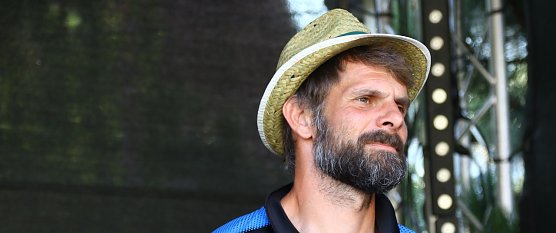 Tino Berbig beim diesj&auml;hrigen Altstadtfest (Foto: Bernd Peter)