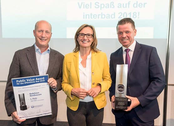 Public Value Award f&uuml;r das Nordh&auml;user Badehaus (Foto: Deutsche Gesellschaft f&uuml;r B&auml;derwesen e. V. (DGfdB))