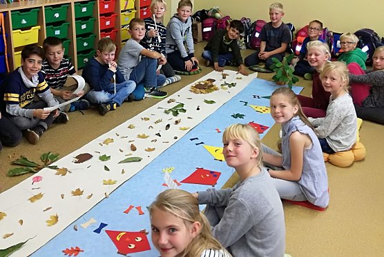 Herbstprojekt (Foto: Grundschule Ilfeld)