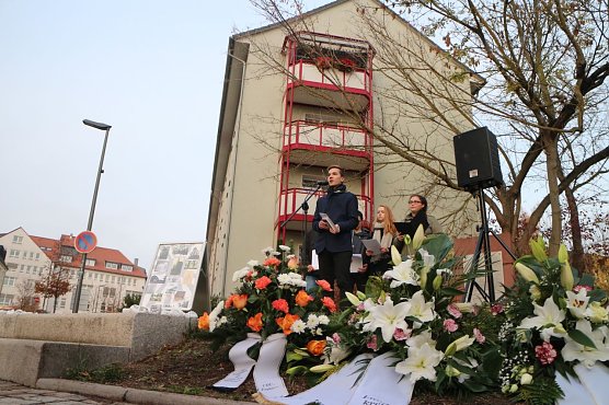 Gedenken an die Reichspogromnacht in Nordhausen (Foto: Angelo Glashagel)