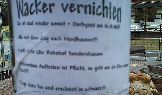 Aufgeschnappt in der "Vorstadt" (Foto: mt)