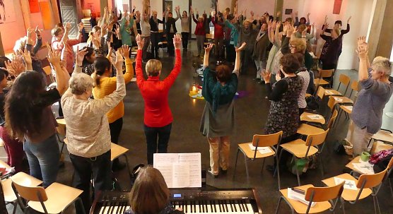 Schon mal geprobt... (Foto: R. Englert)