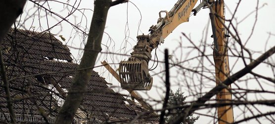 Der Abriss hat begonnen (Foto: nnz)