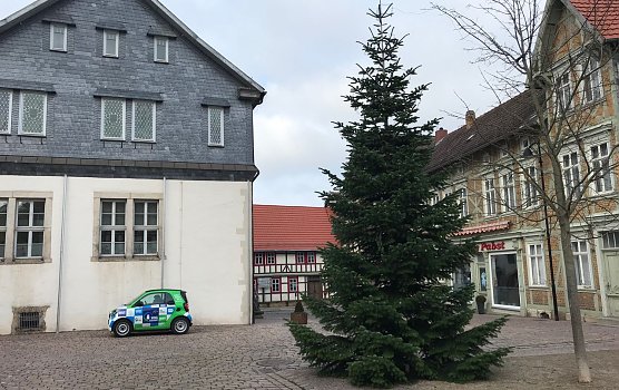 Aufgestellt (Foto: WBG)