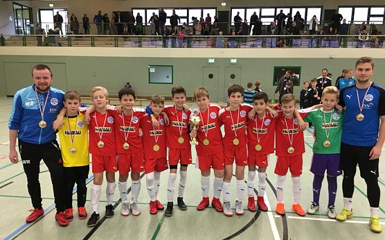 Hallenkreismeisterschaft der E-Junioren (Foto: NTKFA) Hallenkreismeisterschaft der E-Junioren (Foto: NTKFA)