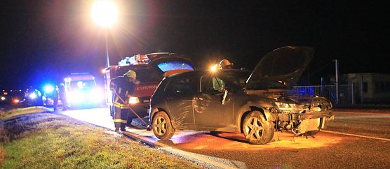 Fahrt endete im Graben (Foto: S. Dietzel)