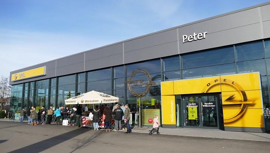 Es wurde angegrillt (Foto: Fischer/Autohaus Peter)