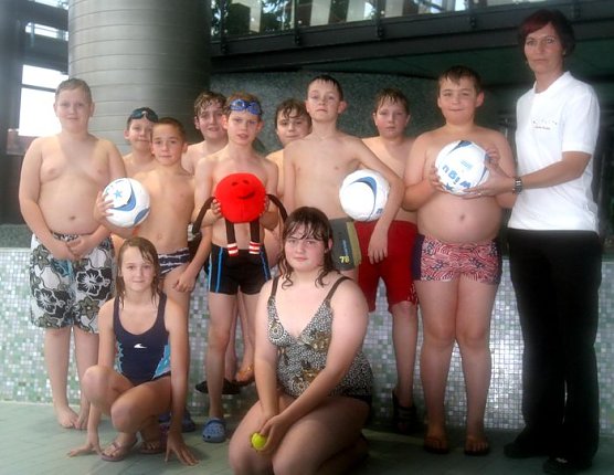 Spaß im Badehaus (Foto: privat) Spaß im Badehaus (Foto: privat)