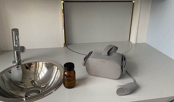 Brille am Testplatz (Foto: HSN)