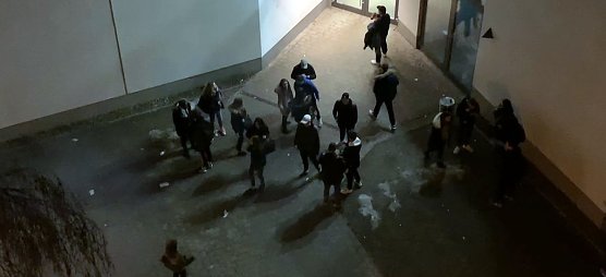 Immer wieder am sp&auml;ten Abend... (Foto: privat)