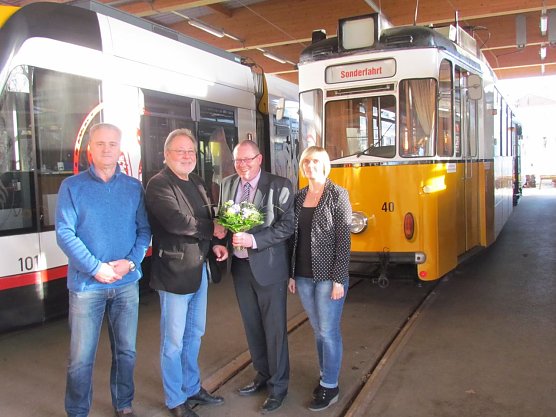 Neuer Vorstand des Vereins der Stra&szlig;enbahnfreunde (Foto: privat)