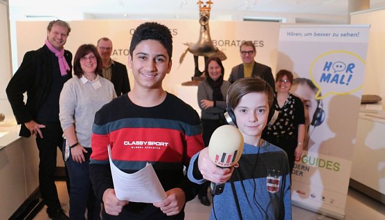 Zaid und Vincent werden bald als "Aar" und Roland zu h&ouml;ren sein (Foto: Angelo Glashagel)