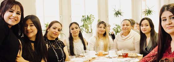 International zum Frauentag - im Haus der Generationen wurde heute zum Fr&uuml;hst&uuml;ck geladen (Foto: Angelo Glashagel)