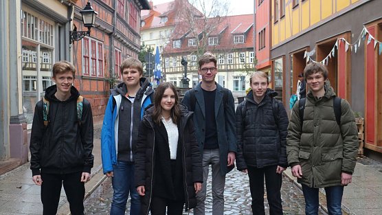 v.l.: Karl, Konstantin, Josefine, Jan-Niklas, Hendrik und Richard (Foto: Angelo Glashagel) v.l.: Karl, Konstantin, Josefine, Jan-Niklas, Hendrik und Richard (Foto: Angelo Glashagel)