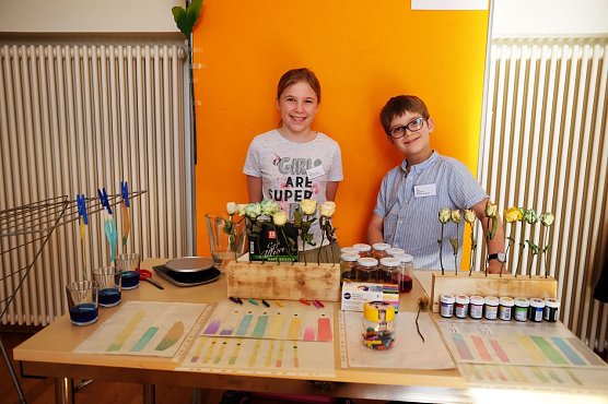 Marie-Luise M&ouml;ller, Hans M&ouml;ller, Fachgebiet: Chemie, Regionalwettbewerb "JUGEND FORSCHT Nordth&uuml;ringen  (Foto: Hochschule Nordhausen)