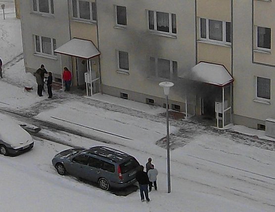 Brand in Sollstedt (Foto: privat)