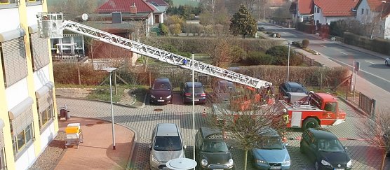 Feuerwehren im Einsatz (Foto: S. Dietzel)