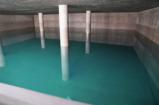 Blick in die Wasserkammer (Foto: Wasserverband Nordhausen/Susanne Schedwill)