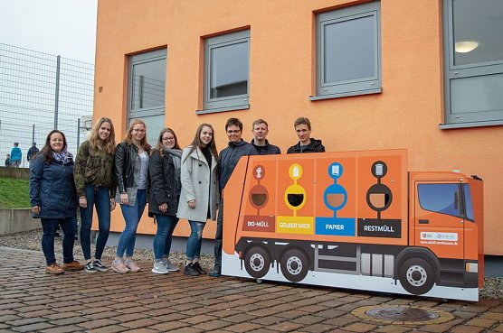  Helene Bergmann, Anna Luca Hausen, Elisa-Sophie Kehrau und Sarah Keilholz haben den Ist-Zustand an ihrer Schule analysiert (Foto: Nicole Mattern)