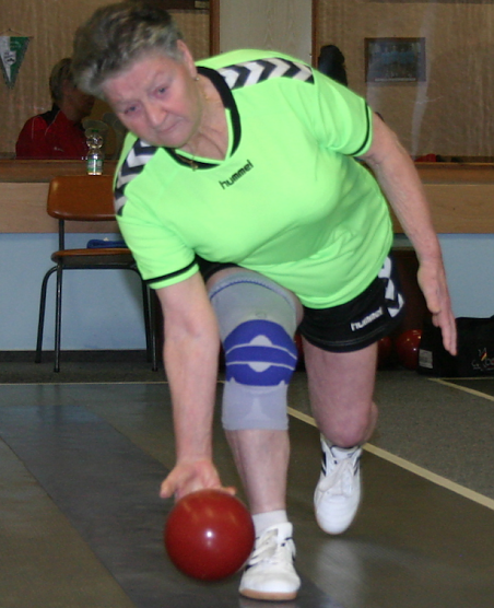 Toni Herrmann ist Vizelandesmeisterin im Kegeln (Foto: Uwe Tittel)