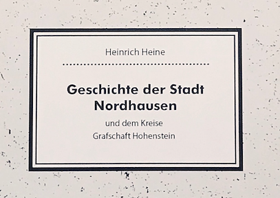 Geschichte der Stadt Nordhausen (Foto: Vincent Eisfeld) Geschichte der Stadt Nordhausen (Foto: Vincent Eisfeld)