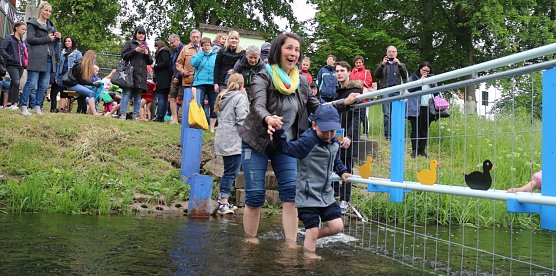 Anwassern in der Zorge (Foto: Angelo Glashagel)