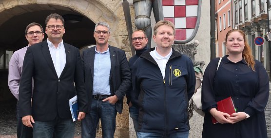 Rostek und Investoren (Foto: nnz)