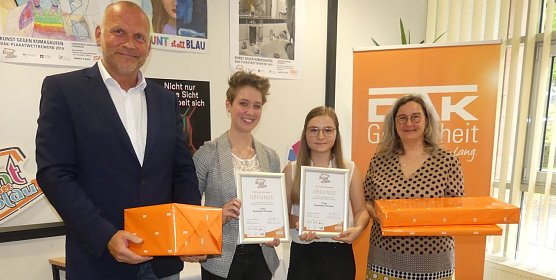 Die Siegerinnen wurden heute geehrt (Foto: DAK Gesundheit)