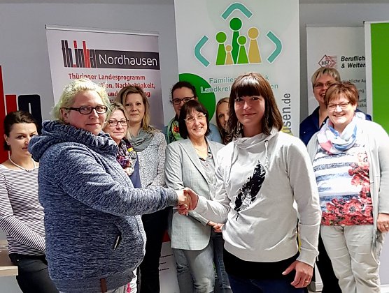 Zum ersten Mal konnten sich jetzt Eltern in Sollstedt &uuml;ber die umfassenden Unterst&uuml;tzungsangebote sowie Arbeitsstellen in der unmittelbaren Umgebung informieren (Foto: Pressestelle Landratsamt Nordhausen)