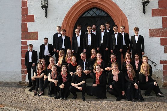 Die Jugendkantorei des Wurzener Domes singt in Auleben ein Konzert mit geistlicher Chormusika (Foto: Evangelischer Kirchenkreis S&uuml;dharz)