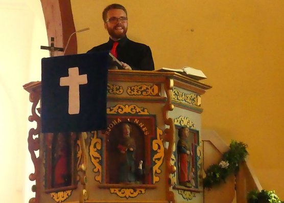 Bielen feiert seine wiederhergestellte Kanzel (Foto: Evangelischer Kirchenkreis S&uuml;dharz)