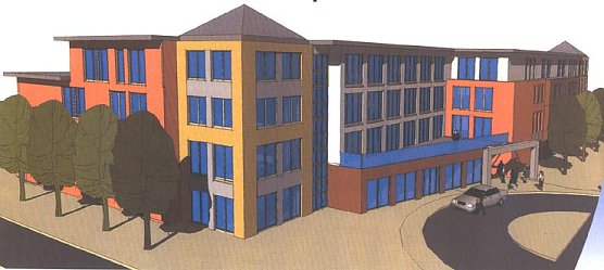 Modell der Seniorenresidenz (Foto: wbg)