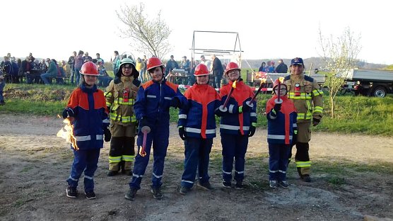 Die Jugendfeuerwehr Buchholz (Foto: Pressestelle Stadt Nordhausen)