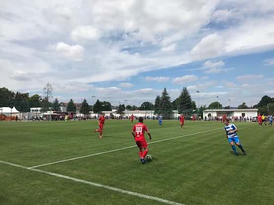 Wacker und der Hallesche FC trennten sich im Testspiel unentschieden (Foto: FSV Wacker '90 Nordhausen)