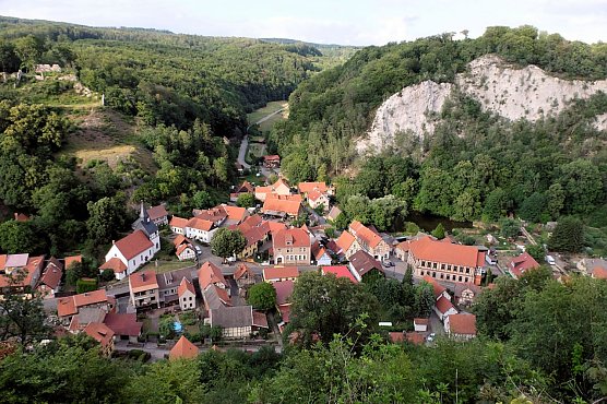 Unterwegs in Questenberg (Foto: Peter Blei)