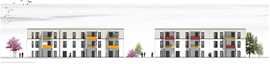 30 neue Wohnungen am Gumpetal (Foto: SWG)