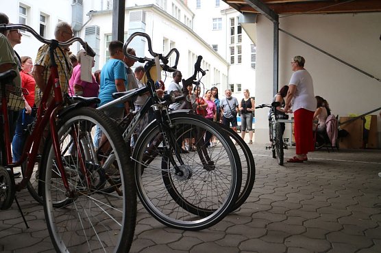 31 Fahrr&auml;der standen heute zur Versteigerung bereit (Foto: Angelo Glashagel)