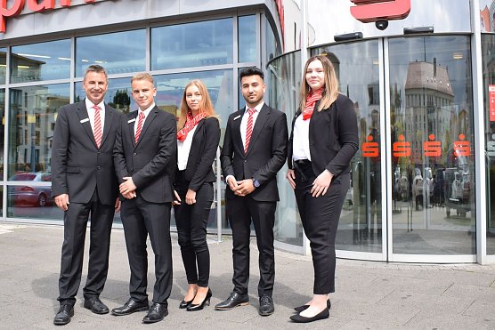 Neue Azubis der KSK (Foto: Kreissparkasse Nordhausen)