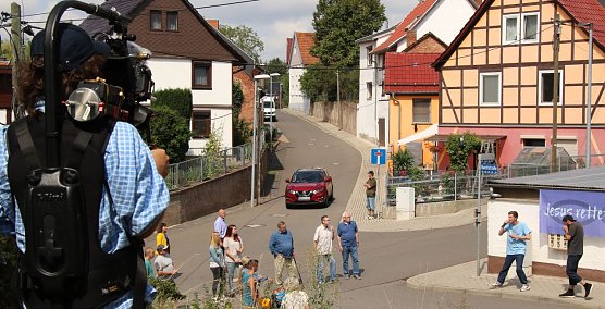 Dreharbeiten für "The Call" in Leimbach (Foto: Angelo Glashagel) Dreharbeiten für "The Call" in Leimbach (Foto: Angelo Glashagel)