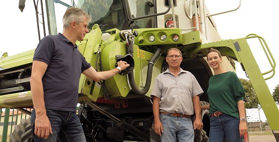 Von links: Andreas Gerbothe, Hubertus Wiesner und Carolin Gerbothe (Foto: NUV)