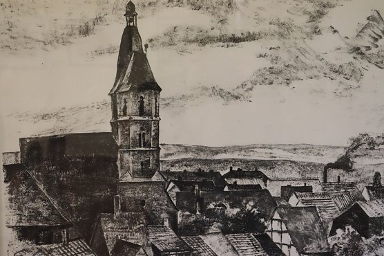 Die Blasii-Kirche von G&uuml;nter Groh (Foto: Pressestelle Stadt Nordhausen)