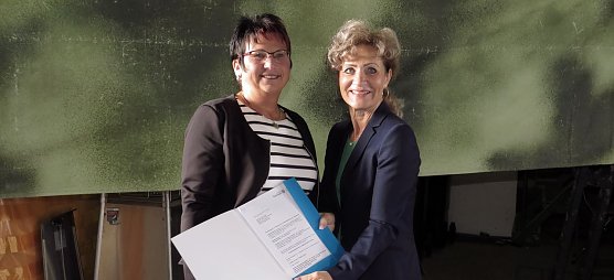 Angela Simmen, Birgit Keller (Foto: nnz)