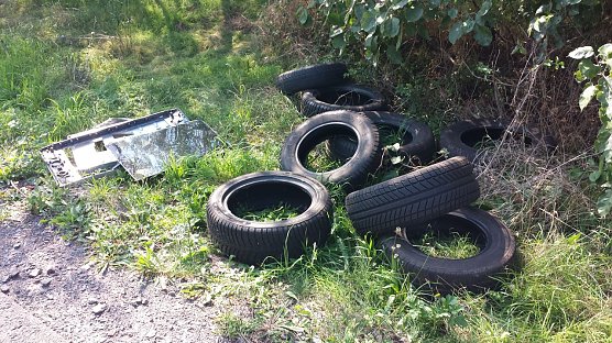 Gro&szlig;e  Sauerei an der Alten Leipziger Stra&szlig;e (Foto: privat)