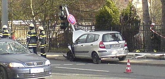 Unfall in der Stolberger Stra&szlig;e (Foto: Sarah Nolte)