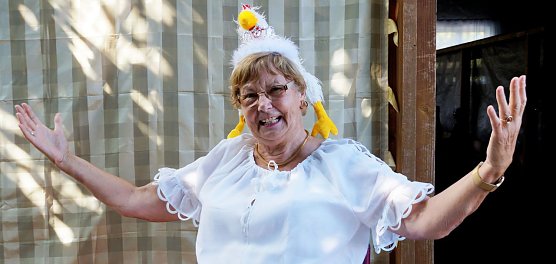 Auch Henriette gr&uuml;&szlig;te (Foto: Cornelia Wilhelm)