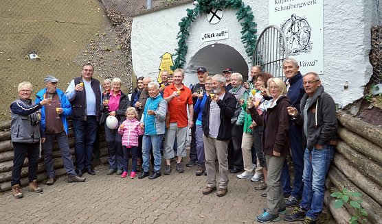 Tag des Geotops in der "Langen Wand" (Foto: L. Schubert)