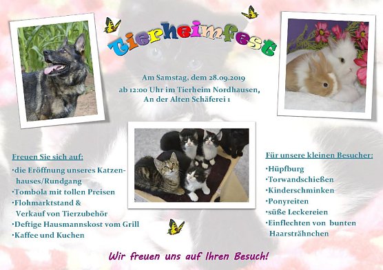 Jahresfest im Nordh&auml;user Tierheim (Foto: Tierheim Nordhausen)